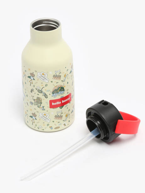 Drinkfles Hello hossy Groen cool kids 350M ander zicht 3